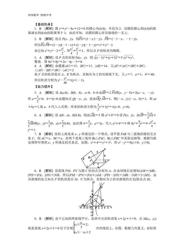 高考数学圆锥曲线与方程,在圆锥曲线中如何准确设直线方程图29