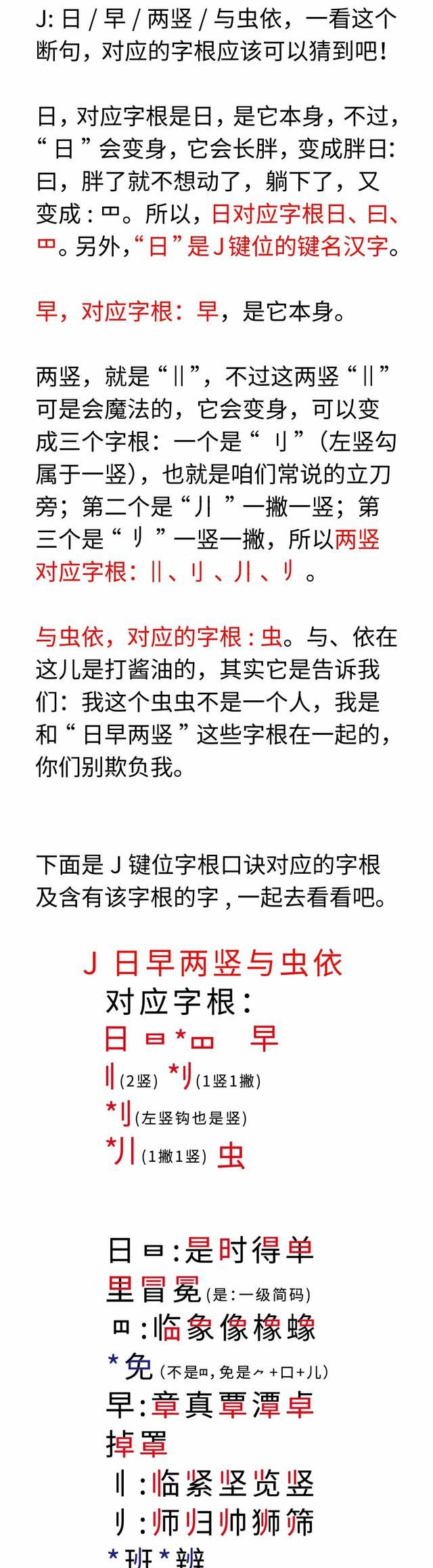 五笔字根口诀 拆字图3