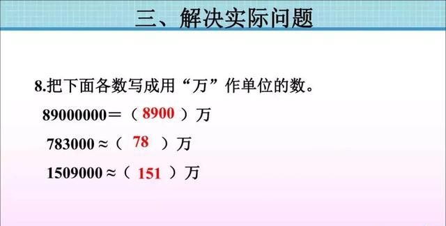 人教版四年级数学上册单元知识点图29