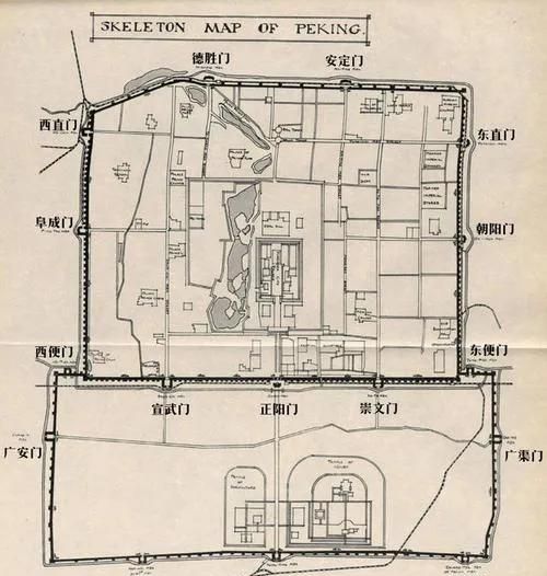 北京城为何不是完全正南正北(北京城是四四方方的吗)图4