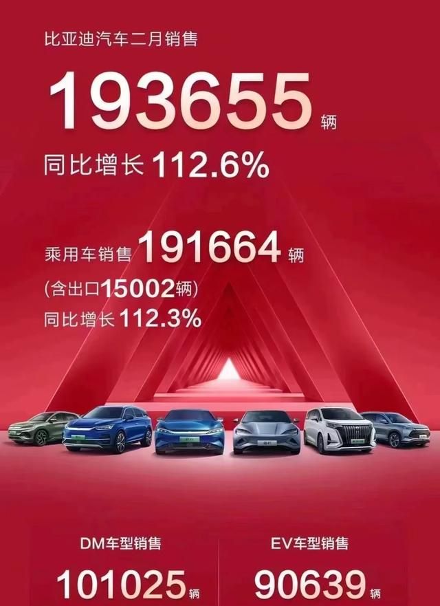 2月中国品牌“七巨头”销量榜：比亚迪“翻倍”，奇瑞闷声发大财图3