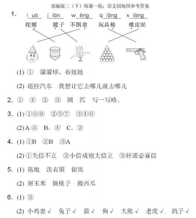 二年级下册语文《语文园地四》日积月累图7