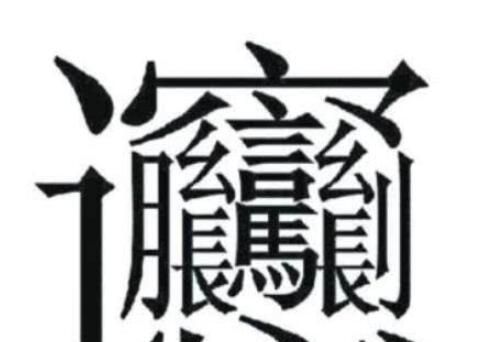 笔画最多的汉字172画读什么,笔画最多的汉字172画是什么意思图6