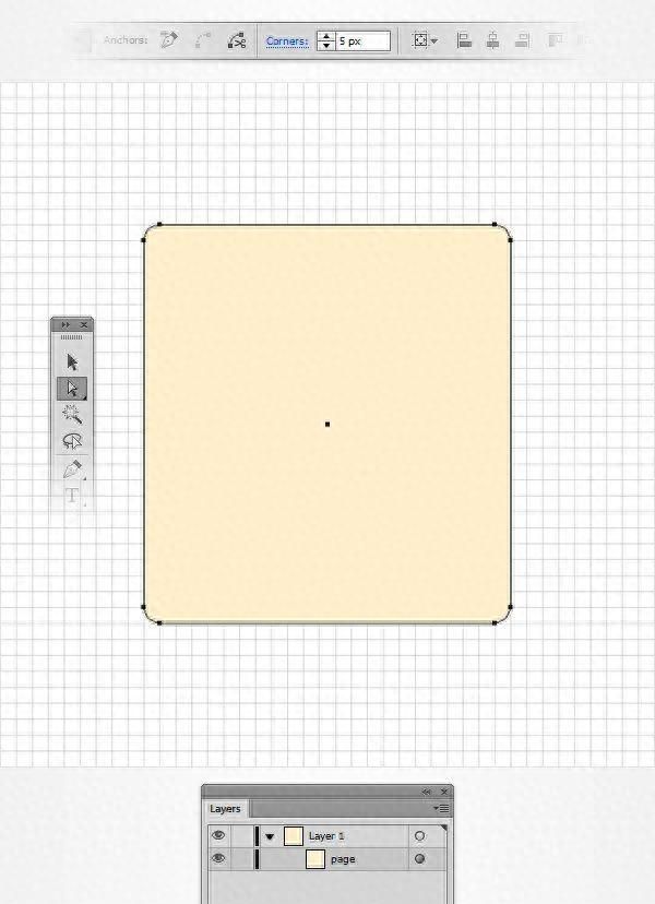 ai绘制记事本(ai文档图标做法)图4