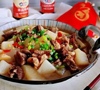 牛肉炖萝卜，#味达美名厨福气汁，新春添口福#牛肉炖萝卜图12