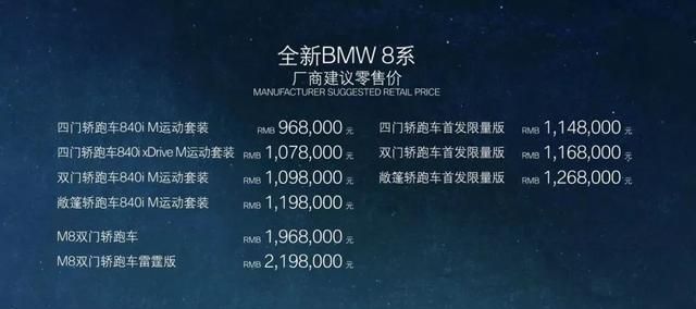 宝马8系多少钱：全新bmw8系，运动与豪华并存图2