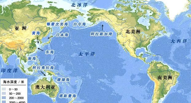 关于太平洋的14个小知识 四大洋是什么图1