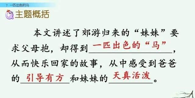 二年级下册语文《一匹出色的马》课件，二年级下册语文一匹出色的马全解图64