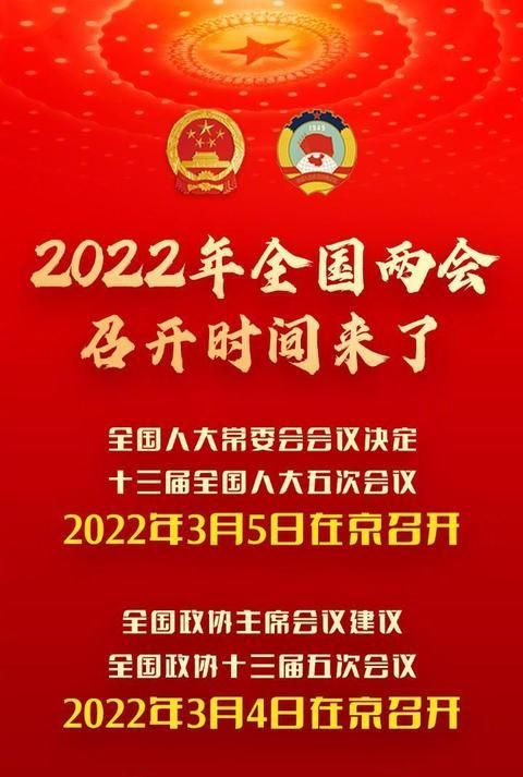 2022年全国两会召开时间公布，2022年全国两会召开具体时间图2